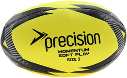 Precision balón de rugby soft play talla 3 - espuma ligera para niños