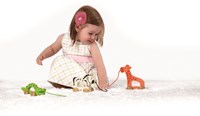 Hape elefante de madera para arrastrar - juguete de empujar y tirar para niños