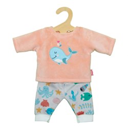 Heless pijama muñeca ballena Bobby 2 piezas 35-45cm ropa peluche