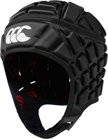 Canterbury casco rugby Raze negro-rojo protección mediana