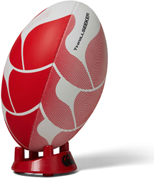 Canterbury balón de rugby Thrillseeker blanco rojo talla 4 grip entrenamiento