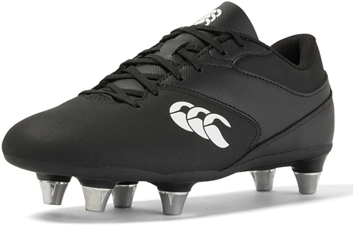 Canterbury botas de rugby Phoenix Raze Junior SG negro blanco 36 agarre