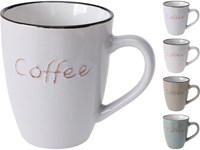 Excellent Houseware taza de gres 350ml - taza cerámica café
