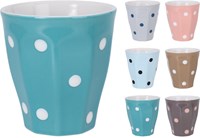 Excellent Houseware taza de cerámica blanca 250ml taza café té