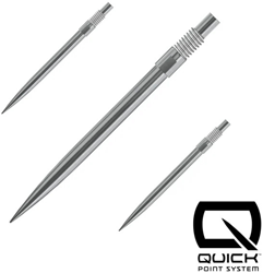 Harrows Quickpoints (Set of 3) - Silver - 40mm