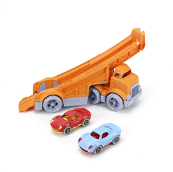 Green Toys camión de carreras juguete con 2 pilotos - ecológico