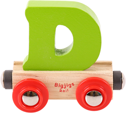 Bigjigs Letra Tren D