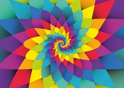 Yazz puzzle Rainbow Spiral - rompecabezas colorido 1000 piezas