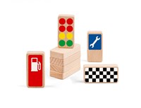 Waytoplay señales de tráfico de juguete - set de tráfico para niños-2