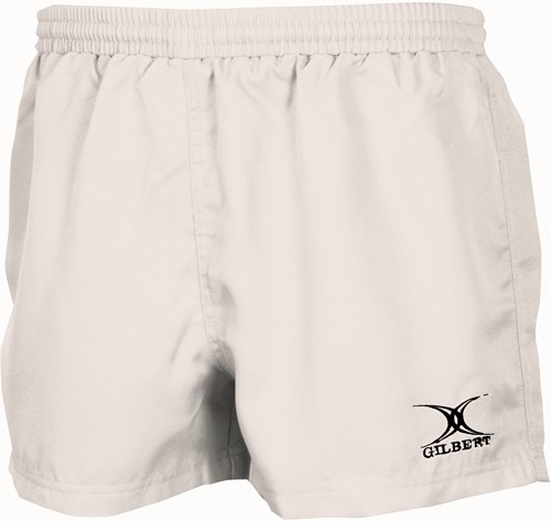 Gilbert pantalón corto rugby Saracen blanco - 2XL short deportivo poliéster