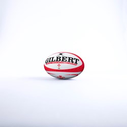 Gilbert balón de rugby réplica Gales talla 3 - balón de entrenamiento multicolor