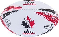 Gilbert balón de rugby réplica Canadá talla 5 - balón oficial de entrenamiento