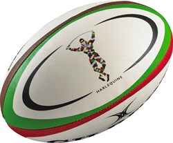 Gilbert balón de rugby réplica Harlequins talla 5 - balón oficial club