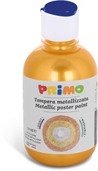 Primo pintura para carteles METALLIC lista para usar, botella de 300 ml con tapón de flujo dorado