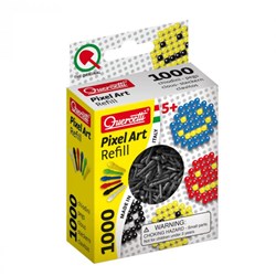 Quercetti Pixel Art negro 1000 piezas - set de recarga juguete