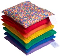 Little Botanic Label juguete sensorial saquitos de semillas arcoíris confeti 7 piezas