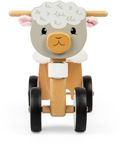 BigJigs correpasillos de madera Ride On Sheep - juguete oveja para niños pequeños-3