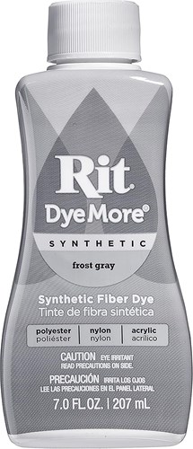 Rit tinte para tejidos sintéticos Frost Gray 207ml - tinte para poliéster