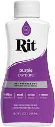 Rit tinte textil morado para tejidos sintéticos - 236ml - pintura manualidades