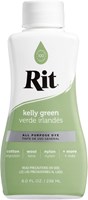 Rit tinte para telas Kelly Green - colorante líquido universal 236ml