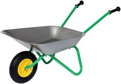 Rolly Toys carretilla metal Gris Verde neumático juguete resistente