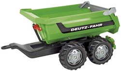 Rolly Toys remolque de juguete Deutz-Fahr halfpipe para niños