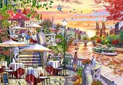 Castorland puzzle Atardecer Romántico en la Ciudad - puzzle 1000 piezas
