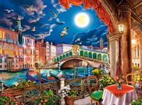 Castorland puzzle Romantic Night in Venice - rompecabezas 2000 piezas