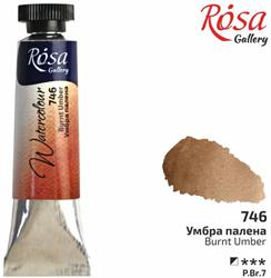 Rosa Gallery Rosa Gallery Aquarelverf Tube 10 ml Gebrand Omber
