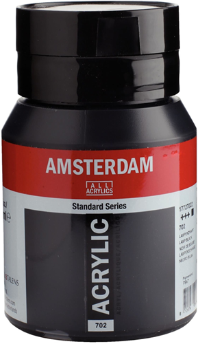 Royal Talens pintura acrílica 702 negro humo 500 ml - Amsterdam Standard
