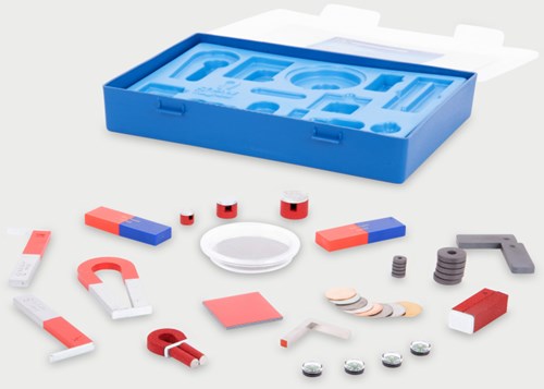 Shaw imanes set deluxe magnetismo - juguete educativo 44 piezas