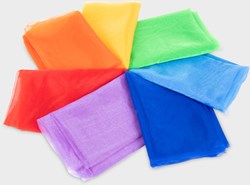 tickit Rainbow Organza Fabric - Pk7