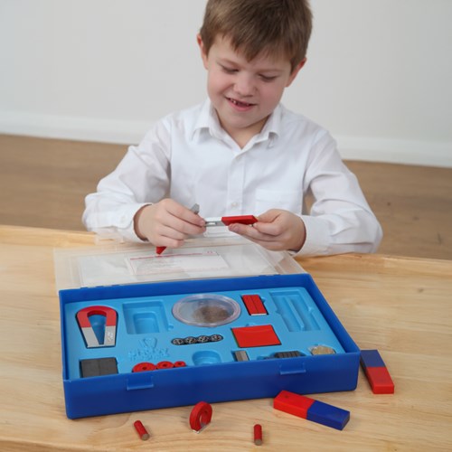 Shaw imanes set deluxe magnetismo - juguete educativo 44 piezas-2