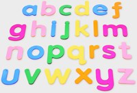 TickiT Letras arcoíris juguete educativo acrílico 26 piezas