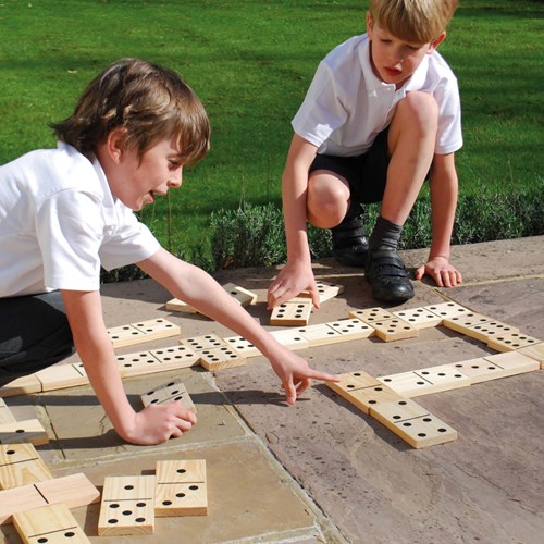 TickiT dominó de madera XXL juguete educativo 28 piezas-2