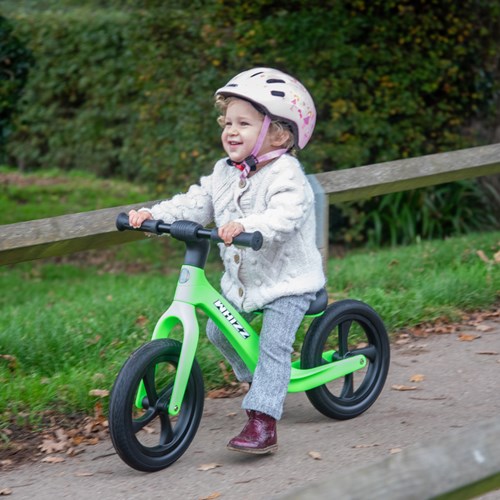 TickiT bicicleta de equilibrio Whizz verde - bici ligera para niños con asiento ajustable-3