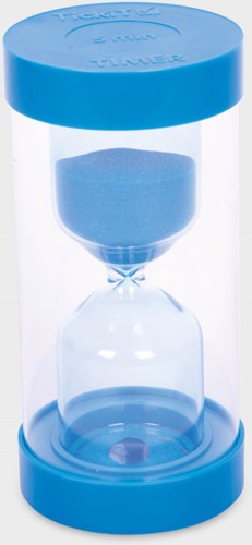 TickiT reloj de arena juguete ColourBright 5 minutos azul