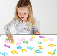 TickiT Letras arcoíris juguete educativo acrílico 26 piezas-3