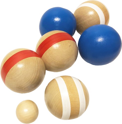 Retr-Oh Juego de petanca de madera para niños para exteriores-2