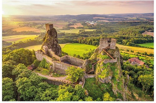 Dino puzzle Ruin of Trosky Castle - 1000 piezas paisaje