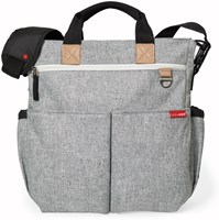 Skip Hop bolsa cambiador Duo Signature gris melange - bolsa de pañales