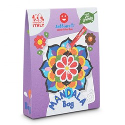 Sabbiarelli set mandala arte con arena bolsa creativa juguete artístico