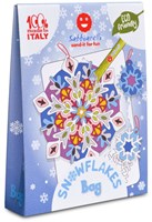 Sabbiarelli set creativo de pintura con arena copos de nieve bolsa