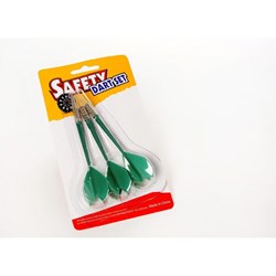 Angel Sports dardos verdes softtip para niños 3 piezas seguros