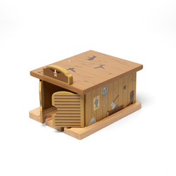 BigJigs tren de madera Túnel Saloon accesorio Lejano Oeste juguete