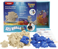 Sandy Clay arena para modelar Seaworld 600g con moldes y fondo