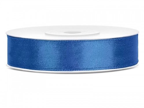 Hobbygroep cinta de raso azul 12mm 25m material creativo envoltorio regalo