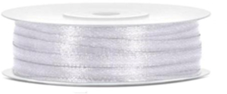 Hobbygroep cinta de satén blanca 3mm - 50 metros manualidades creativas