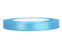 Hobbygroep cinta de raso azul bebé 6 mm 25 m regalo manualidades