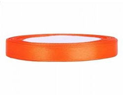 Hobbygroep cinta de raso naranja 6 mm 25 m cinta creativa de lujo